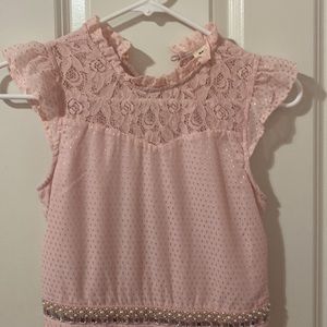 Pink dress size girl Large